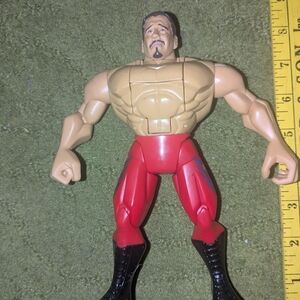 Action Figure with Red and Black Outfit